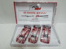 RevoSlot Cars - Boxed set of Three Slot Cars. # RS0055. Toyota GT One Motor Sports.