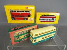 Metosul - Corgi - A collection of 3 x boxed bus models in 1:76 scale,
