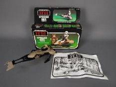 Star Wars - A boxed, vintage, Kenner Speeder Bike with original instructions,