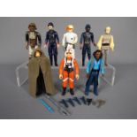 Star Wars - Eight unboxed action figures to include Lando Calrissian ©1980 LFL Made In Hong Kong,