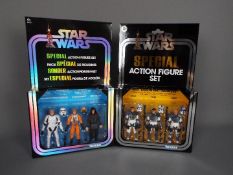 Star Wars, Kenner, Hasbro - Two boxed Star Wars Special Action Figure Sets.