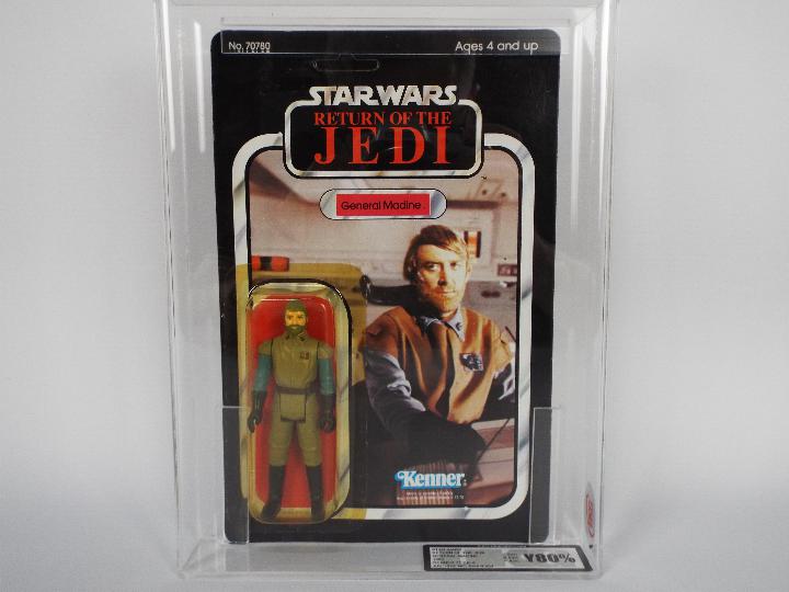 Star Wars, Kenner - A graded Kenner 1983 Star Wars ROTJ 'General Madine' 3 3/4"action figure.