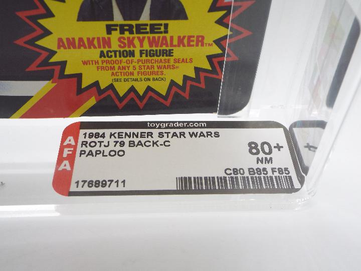 Star Wars, Kenner - A graded Kenner 1984 Star Wars ROTJ Paploo 3 3/4" action figure. - Image 4 of 6