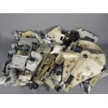 Star Wars - Kenner - A collection of spare parts for vintage models including Millennium Falcon,