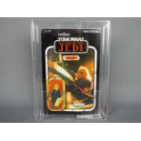 Star Wars, Kenner - A graded Kenner 1983 Star Wars ROTJ 'Ugnaught' 3 3/4" action figure.