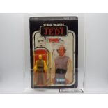 Star Wars, Kenner - A graded Kenner 1983 Star Wars ROTJ Lobot 3 3/4"action figure.