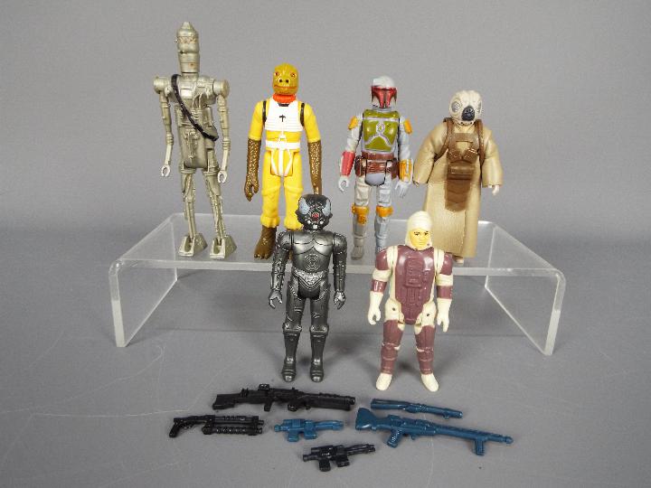 Star Wars - Six unboxed Empire Strikes Back bounty hunter action figures comprising Dengar ©1980