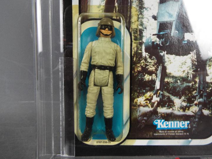 Star Wars, Kenner - A graded Kenner 1984 Star Wars ROTJ AT-ST Driver3 3/4" action figure. - Image 2 of 6