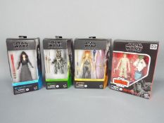 Star Wars, Hasbro - Four boxed Hasbro Star Wars 'The Black Series' action figures.