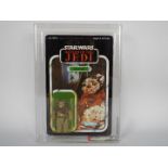 Star Wars, Kenner - A graded Kenner 1983 Star Wars ROTJ 'Chief Chirpa' 3 3/4"action figure.