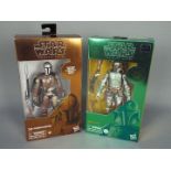 Star Wars, Hasbro - Two boxed Hasbro Star Wars 'The Black Series' Carbonised action figures.