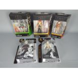 Star Wars, Hasbro - Five Star Wars 'The Black Series' action figures.