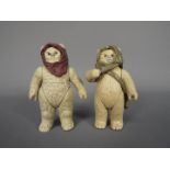 Kenner - 2 x loose 3.75" Ewok figures, Lumat and Warok from the Last 17.