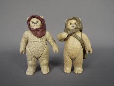 Kenner - 2 x loose 3.75" Ewok figures, Lumat and Warok from the Last 17.