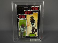 Star Wars, Kenner - A graded Kenner 1983 Star Wars ROTJ Tri-Logo 'Nikto' 3 3/4" action figure.