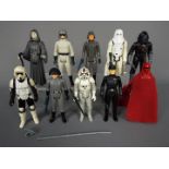 Star Wars - Ten unboxed action figures to include Emperor Palpatine ©LFL 1984,