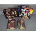 Star Wars - Kenner - Hasbro - A collection of boxed and carded items including Power Of The Force