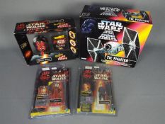 Star Wars - Kenner - Hasbro - A collection of boxed and carded items including Power Of The Force