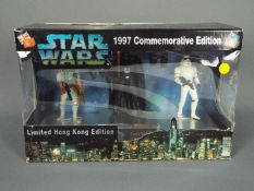 Star Wars, Kenner - A rare boxed Kenner 1997 Commemorative Edition 3/4 action figure set.