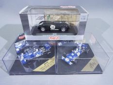 Quartzo - 3 x boxed racing cars in 1:43 scale,