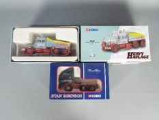Corgi - Heavy Haulage - 2 x boxed limited edition trucks,