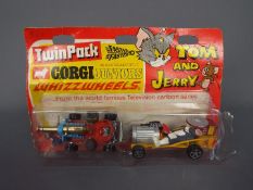 Corgi Juniors - A carded Corgi Juniors #2507 Whizzwheels 'Tom and Jerry' set.