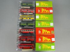 Britbus - Seven boxed Limited Edition 1:76 diecast model buses by Britbus.