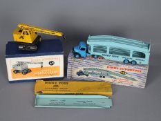 Dinky - 2 x boxed vehicles, # 982 Bedford Pullmore Car Transporter with boxed # 794 Loading Ramp,