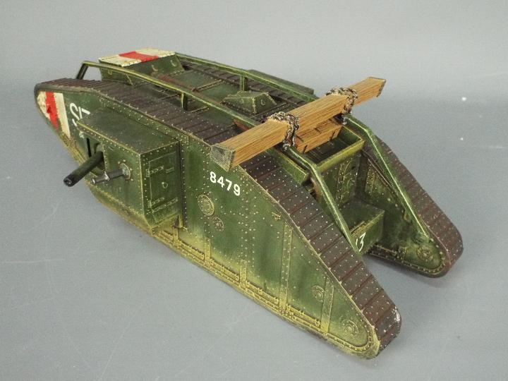King and Country - A boxed FW157 World War 1 British Mark IV Tank 'Spring Chicken', - Image 6 of 7