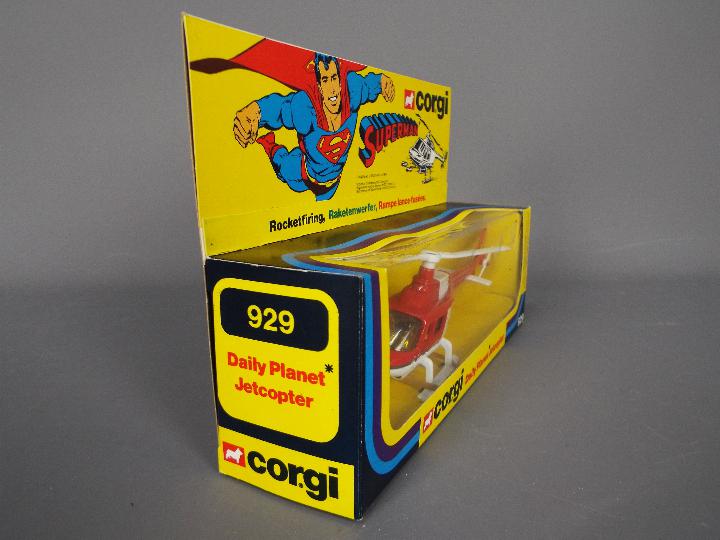 Corgi - A boxed Corgi #929 'Superman Daily Planet Jetcopter'. - Image 4 of 4