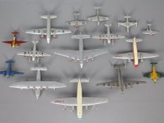 Dinky Toys - A group of 15 unboxed Dinky Aircraft.