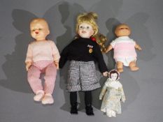 Royal Heirloom, Kader, Others - A mixed group of vintage dolls made from a avariety of materials.
