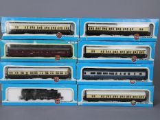 Airfix - 2 x boxed locos and 6 x boxed carriages, # 54255-5 GWR Auto-coach,