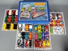 Matchbox - A 1975 Matchbox Superfast 48 Car Carry Case with 4 internal trays containing 48