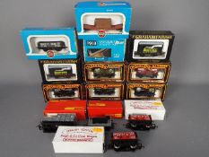 Graham Farish, Hornby, Airfix, Mainline - 14 boxed items of OO gauge freight rolling stock.