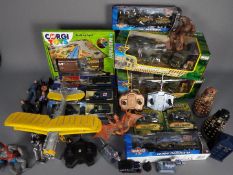 Corgi, Teamster,Others - A mixed lot of diecast and action figures.