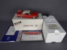 Danbury Mint - A boxed Danbury Mint 1:24 scale 1958 Plymouth Fury 'Christine' .