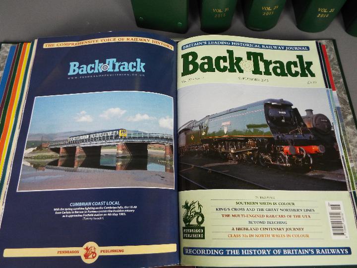 Back Track - Seven binders of the historical railway journal 'Back Track'. - Image 5 of 5