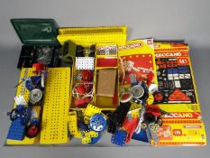 Meccano - A boxed M1 set which is unchecked for completeness,