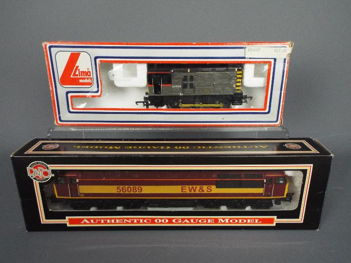 Lima - Dapol - 2 x boxed 00 gauge locos which have been re liveried and re numbered,