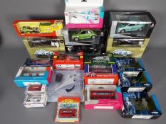 Welly, Motor Max, Corgi, Others - Twenty boxed diecast vehicles in various scales.