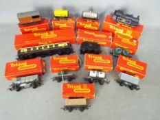 Triang - A boxed Triang OO gauge steam locomotive with a collection of 10 boxed items of Triang OO