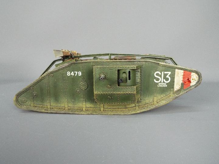 King and Country - A boxed FW157 World War 1 British Mark IV Tank 'Spring Chicken', - Image 2 of 7