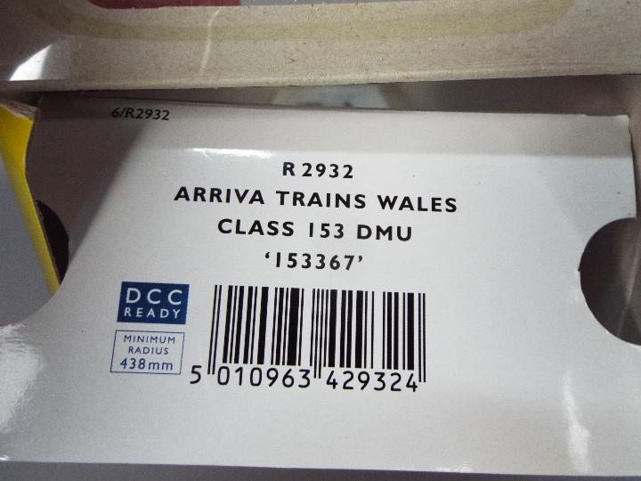 Hornby DCC Ready - A boxed Super Detail Class 153 DMU in Arriva Trains Wales livery operating - Image 2 of 2