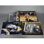Dragon, Revell - Two boxed 1:48 scale space themed plastic model kits.