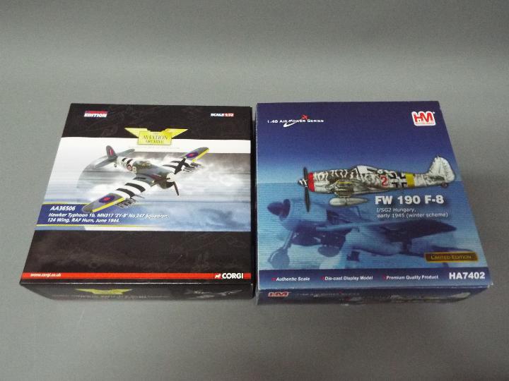 Corgi Aviation Archive, Hobby Master - Two boxed diecast military aircraft. - Image 3 of 3