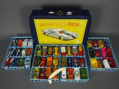 Matchbox - A vintage Matchbox 48 x car Carry Case with 4 x trays and 48 x vehicles including # 3
