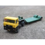 Wooden Toy Truck - A large scratch built wooden Articulated Foden S106 low loader modeled to be