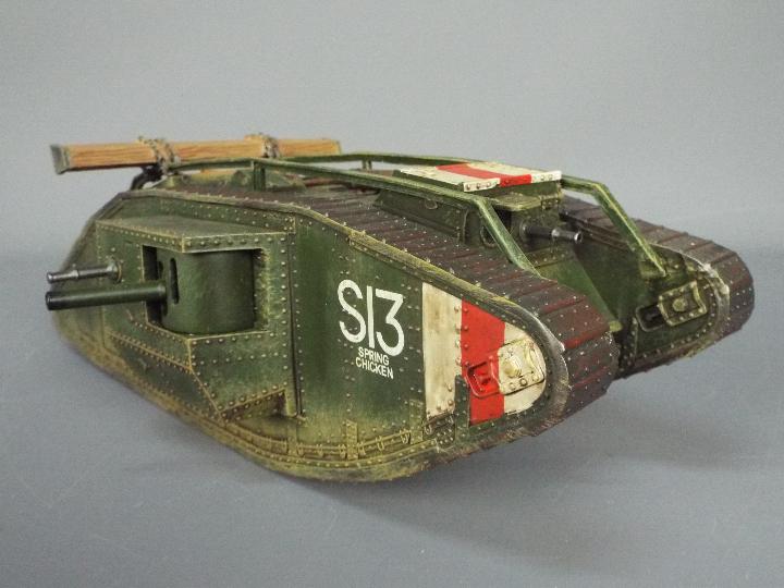 King and Country - A boxed FW157 World War 1 British Mark IV Tank 'Spring Chicken', - Image 3 of 7