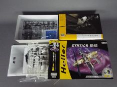 Hasegawa, Heller - Two boxed space themed plastic model kits.